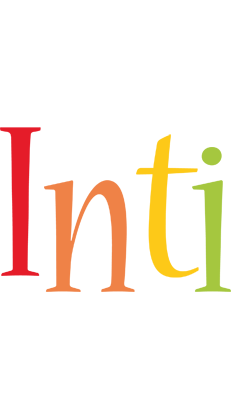 Inti birthday logo