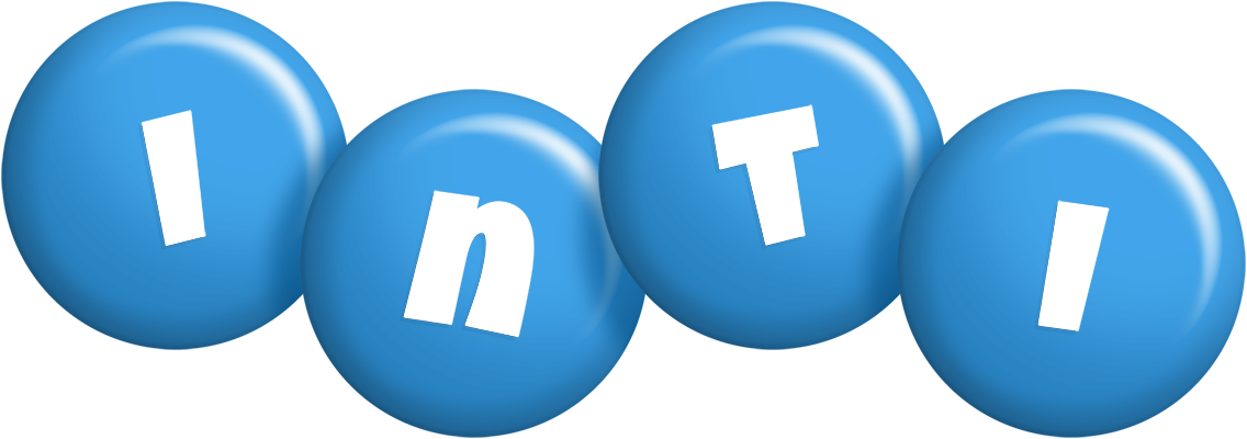 Inti candy-blue logo