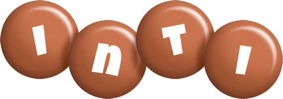 Inti candy-brown logo