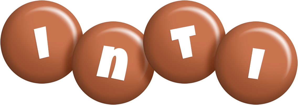 Inti candy-brown logo