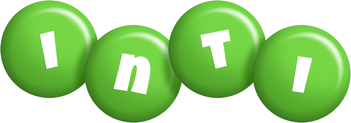 Inti candy-green logo