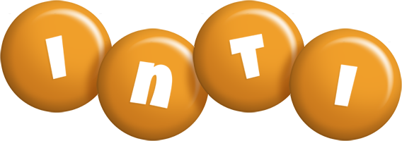 Inti candy-orange logo