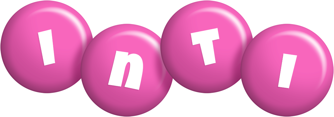 Inti candy-pink logo