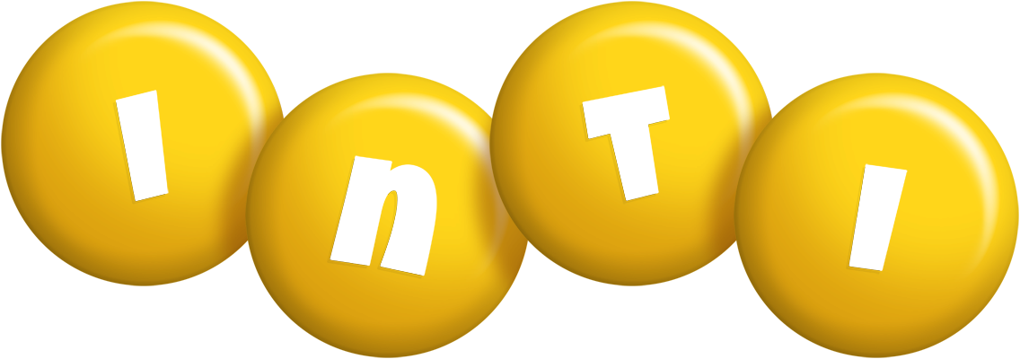 Inti candy-yellow logo