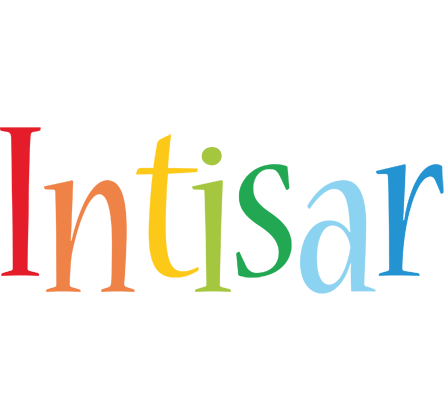 Intisar birthday logo