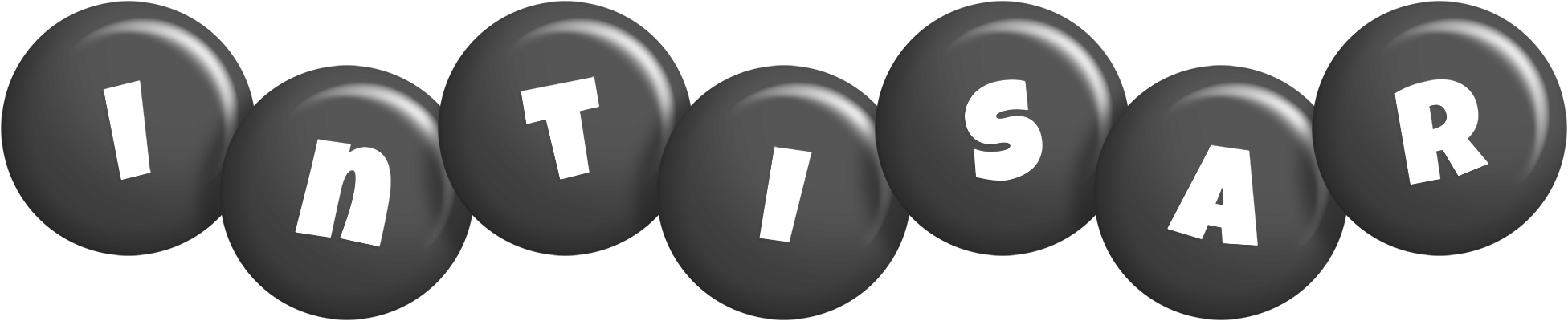 Intisar candy-black logo