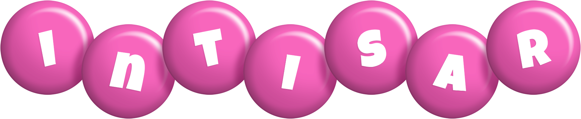 Intisar candy-pink logo
