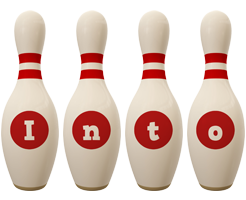 Into bowling-pin logo