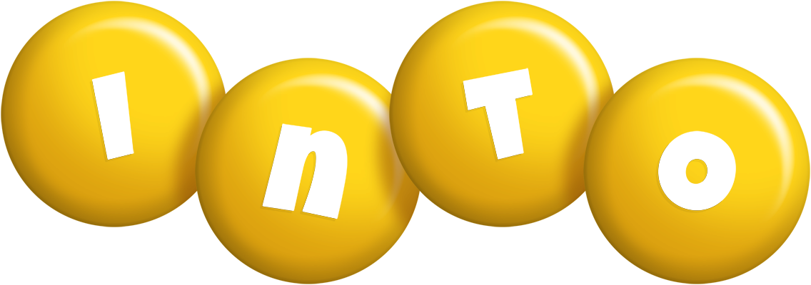 Into candy-yellow logo