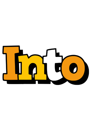 Into cartoon logo