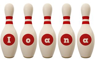 Ioana bowling-pin logo