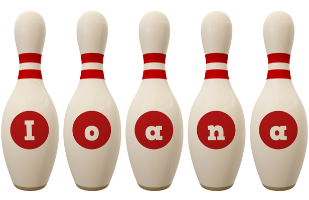Ioana bowling-pin logo
