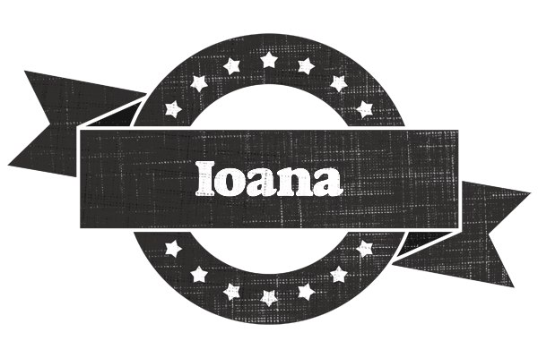Ioana grunge logo