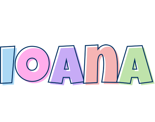 Ioana pastel logo