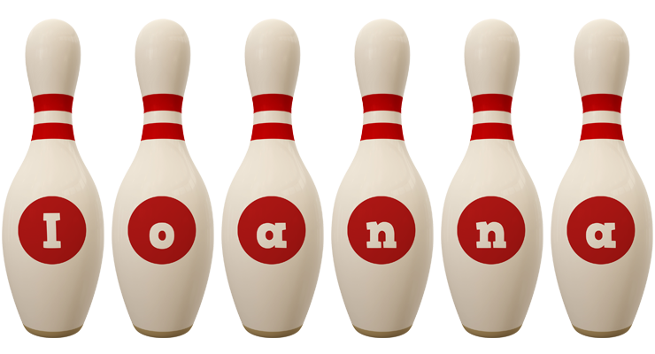 Ioanna bowling-pin logo