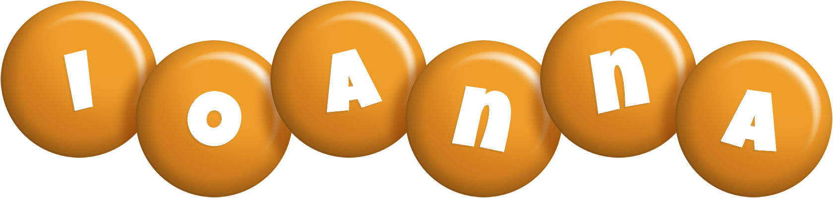 Ioanna candy-orange logo