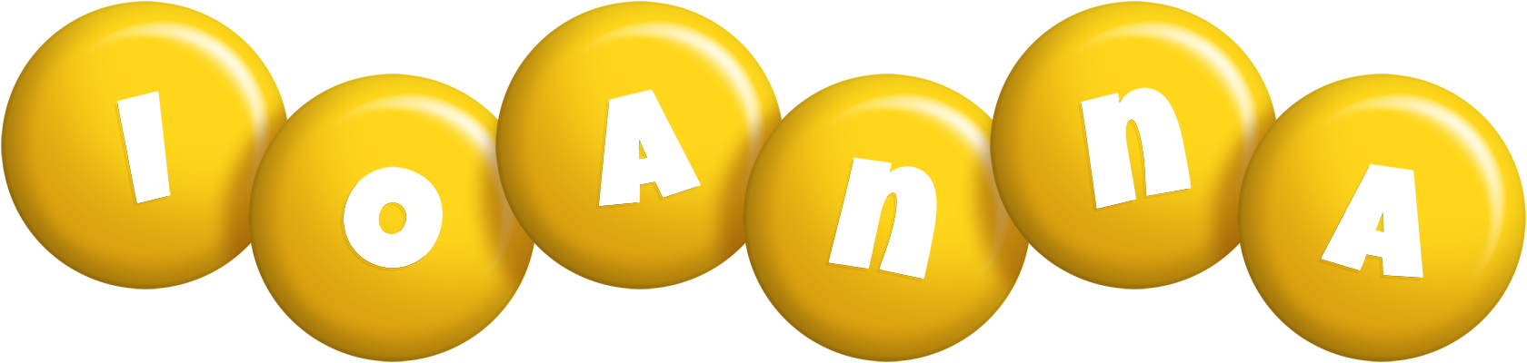 Ioanna candy-yellow logo