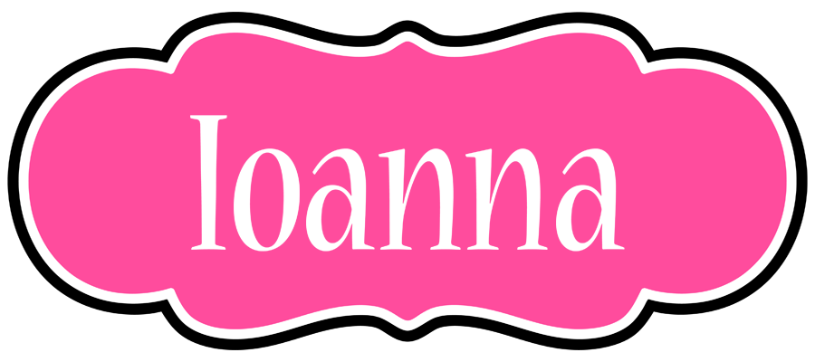 Ioanna invitation logo