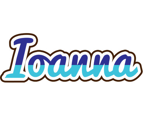 Ioanna raining logo