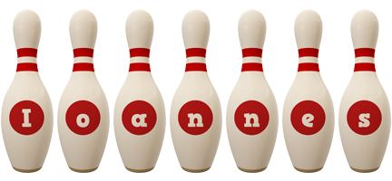 Ioannes bowling-pin logo