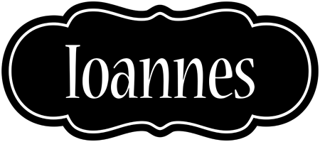 Ioannes welcome logo