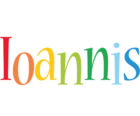 Ioannis birthday logo