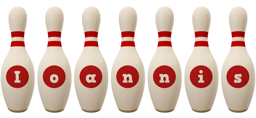 Ioannis bowling-pin logo