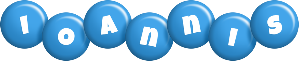 Ioannis candy-blue logo