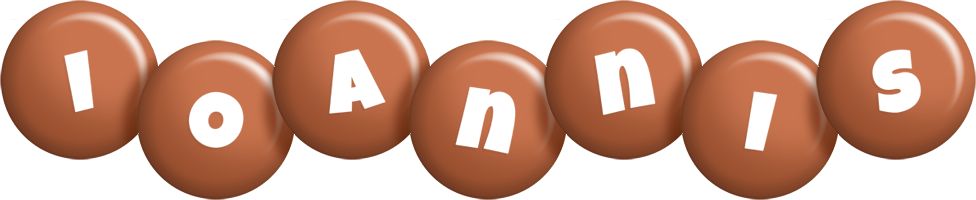 Ioannis candy-brown logo