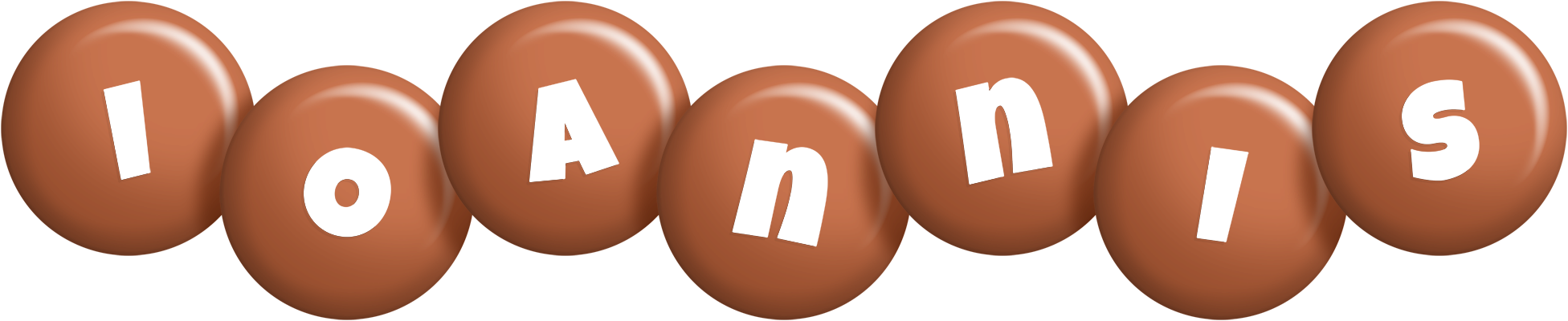 Ioannis candy-brown logo
