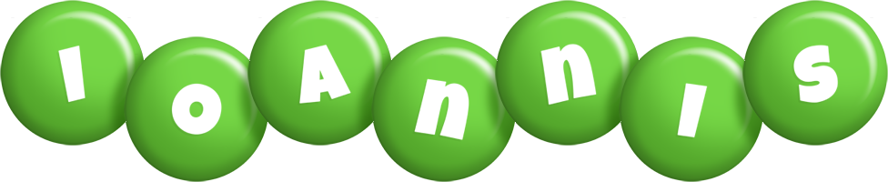 Ioannis candy-green logo