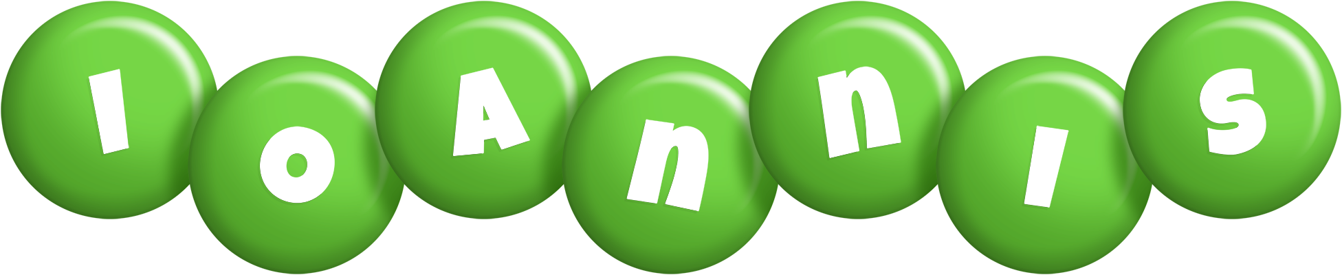 Ioannis candy-green logo