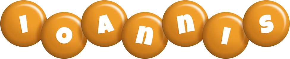 Ioannis candy-orange logo