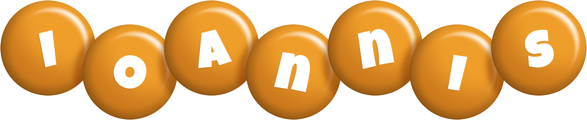 Ioannis candy-orange logo