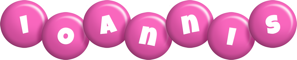 Ioannis candy-pink logo