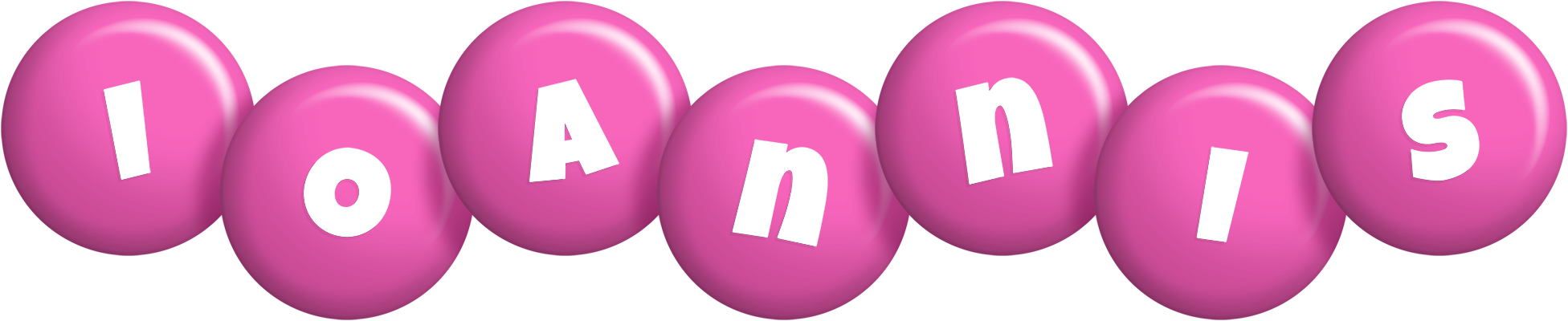 Ioannis candy-pink logo