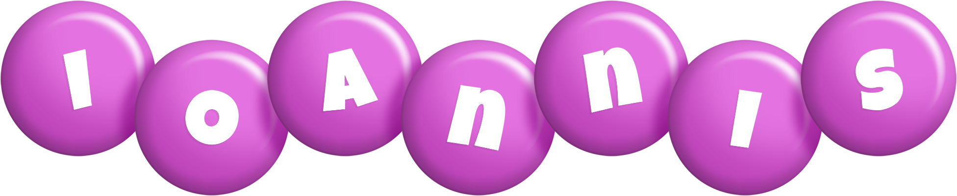 Ioannis candy-purple logo