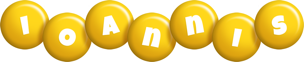 Ioannis candy-yellow logo
