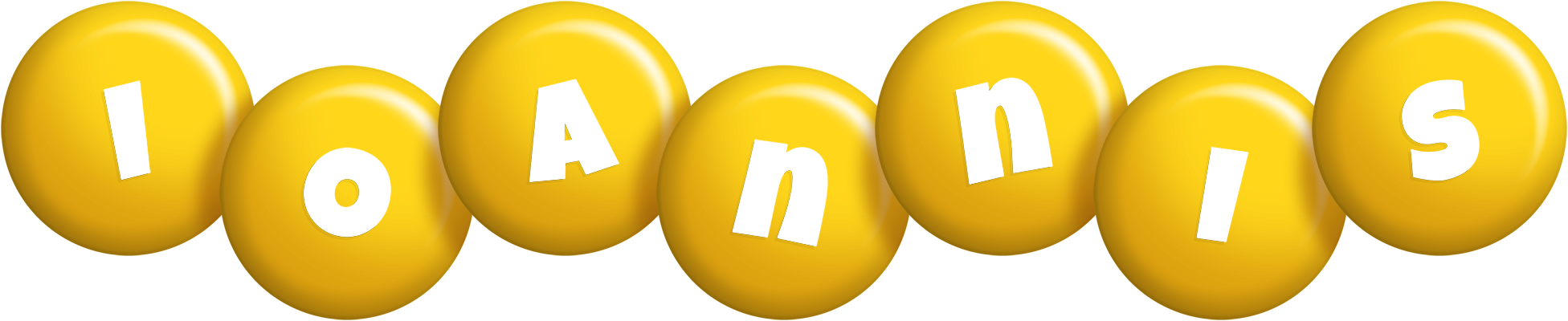 Ioannis candy-yellow logo