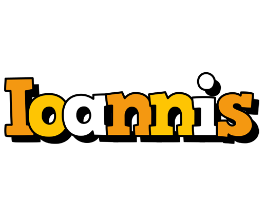 Ioannis cartoon logo