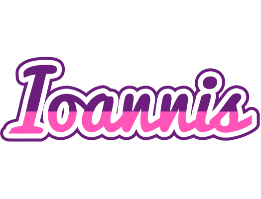 Ioannis cheerful logo