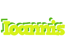 Ioannis citrus logo