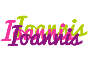 Ioannis flowers logo