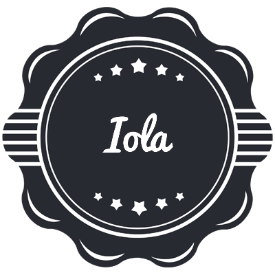 Iola badge logo