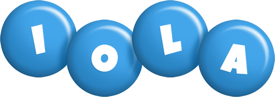 Iola candy-blue logo