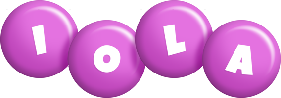 Iola candy-purple logo