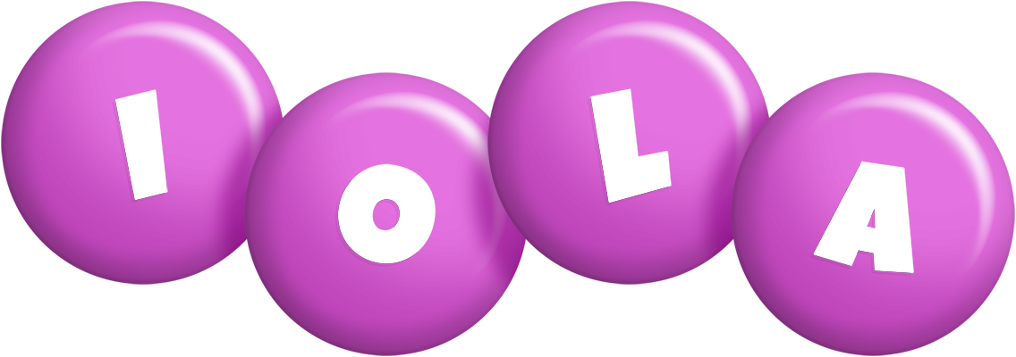 Iola candy-purple logo