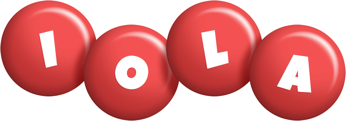 Iola candy-red logo