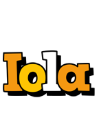 Iola cartoon logo