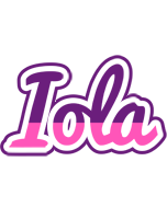 Iola cheerful logo